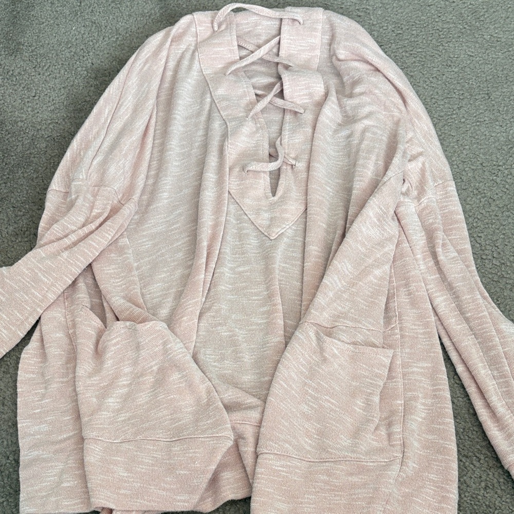 A New Day Blush Open Front Cardigan - Picture 7 of 8